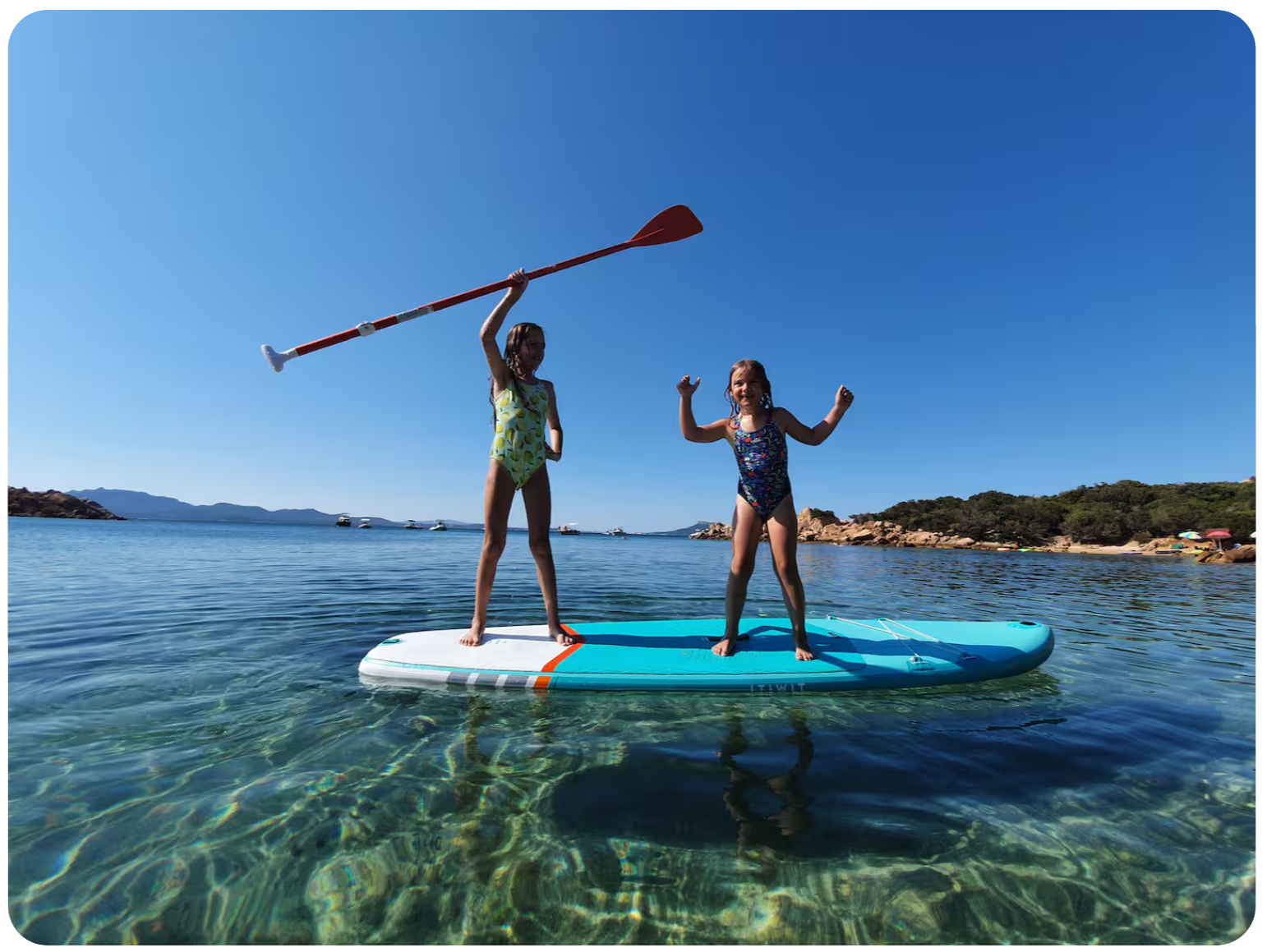 Paddleboarding in nearby waters